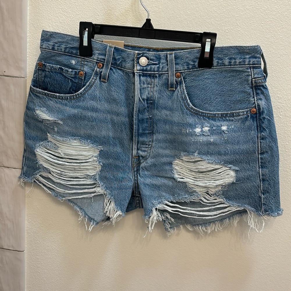 Levis denim shorts